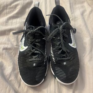 Nike Black and White Basketball Shoes